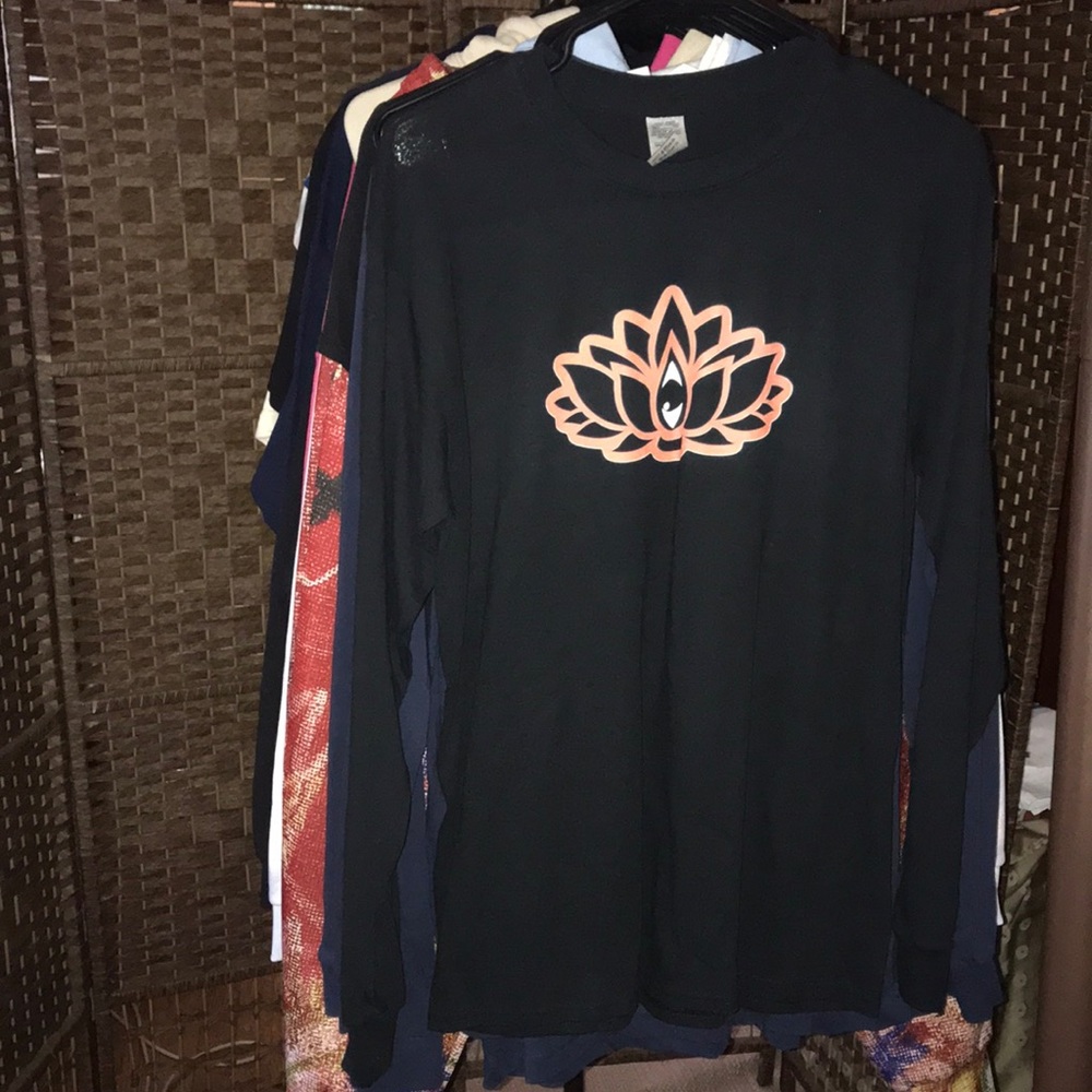 LFO Logo tee with Vishnu Back black